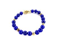 Bracciale Stocco Gioielli Donna in Oro giallo Lapislazzulo BLO01 - BLO01
